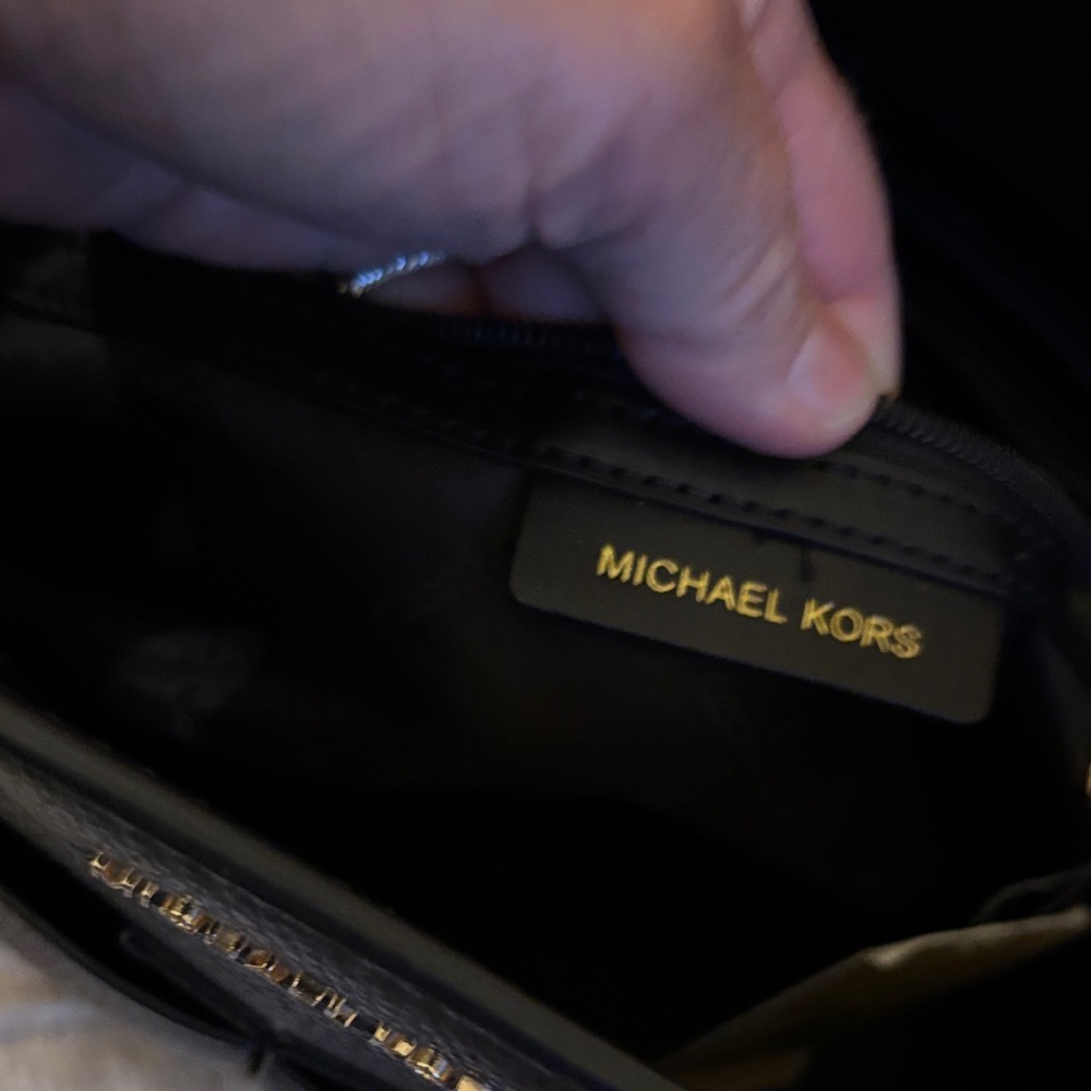 Michael Kors Black and Tan Tote Bag - Picture 4 of 9